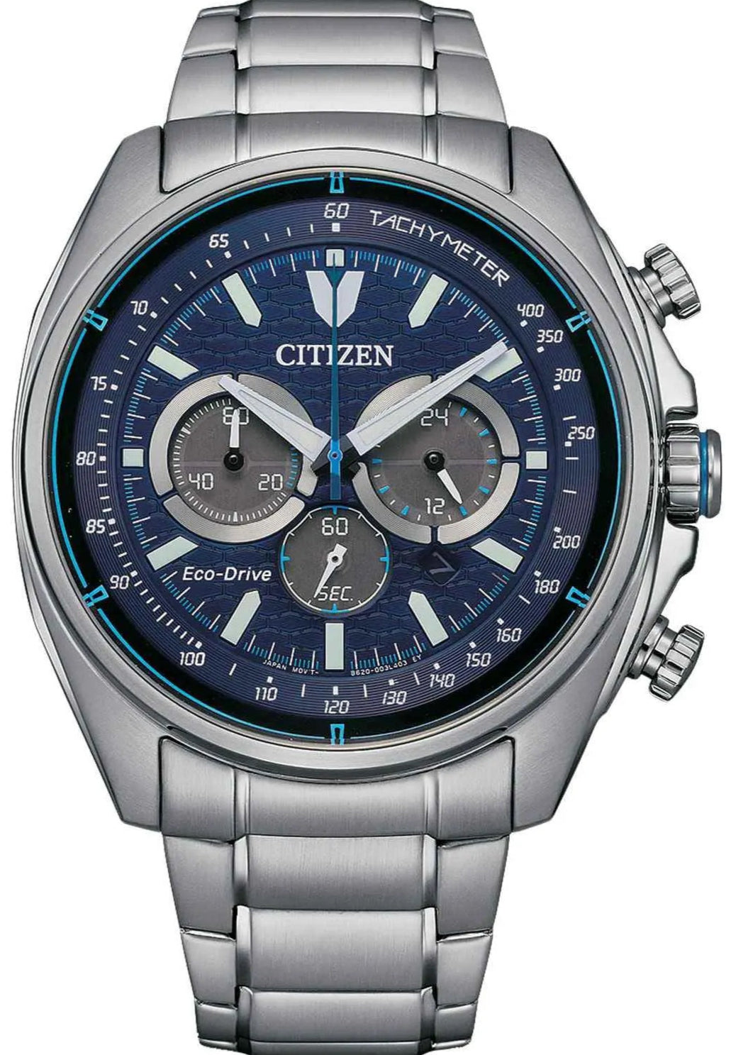 Citizen CA4560-81L Eco-Drive Chronograph Stainless Steel Bracelet