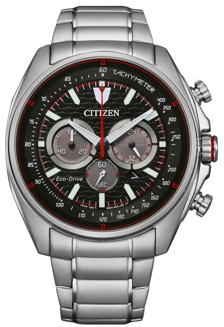Citizen CA4561-89E Eco-Drive Chronograph Stainless Steel Bracelet