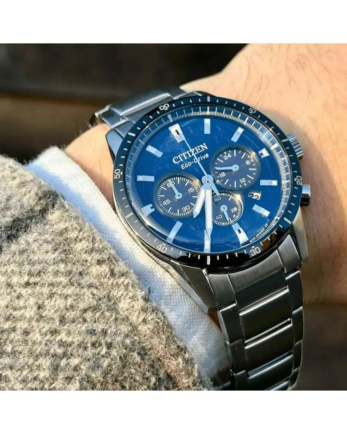 Citizen CA4624-56L Eco-Drive Chronograph Stainless Steel Bracelet