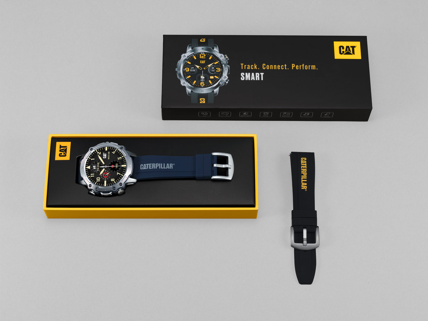 CATERPILLAR E114026100 Smartwatch Blue Silicon Strap
