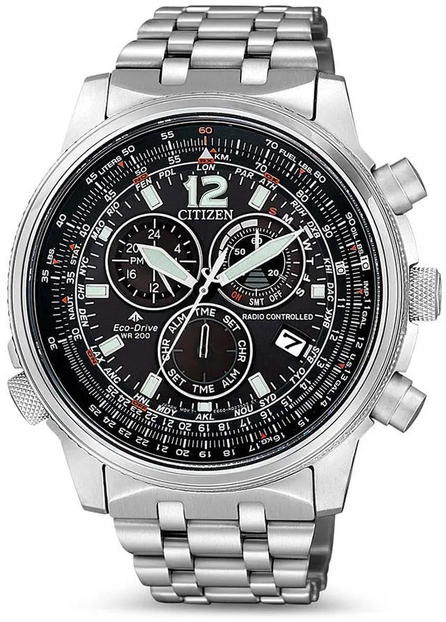 Citizen CB5860-86E Promaster Eco-Drive RadioControlled Stainless Steel Bracelet