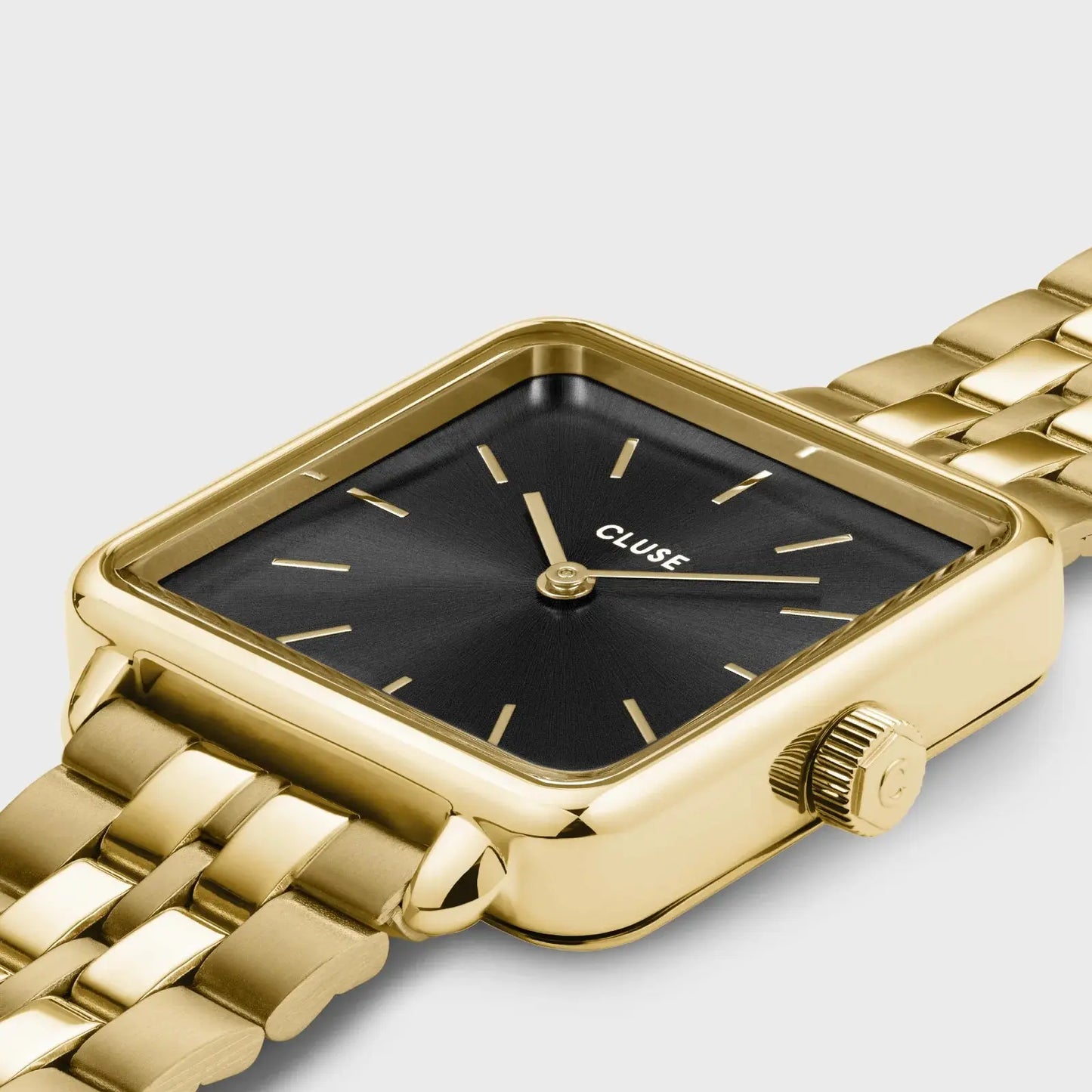 Cluse CG10325 La Tétragone Gold Stainless Steel Bracelet Gift Box