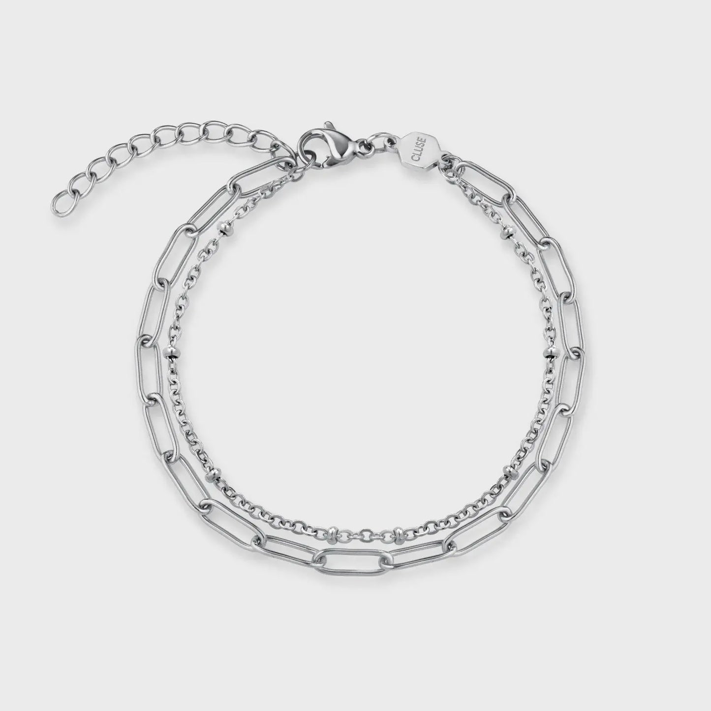 Cluse CG10326 La Tétragone Two Tone Stainless Steel Bracelet Gift Box