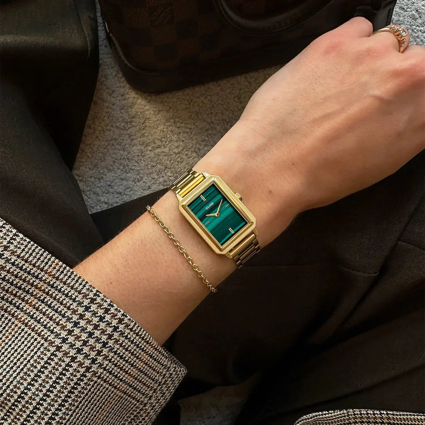 Cluse CG11506 Fluette Gold Stainless Steel Bracelet Gift Box Cluse