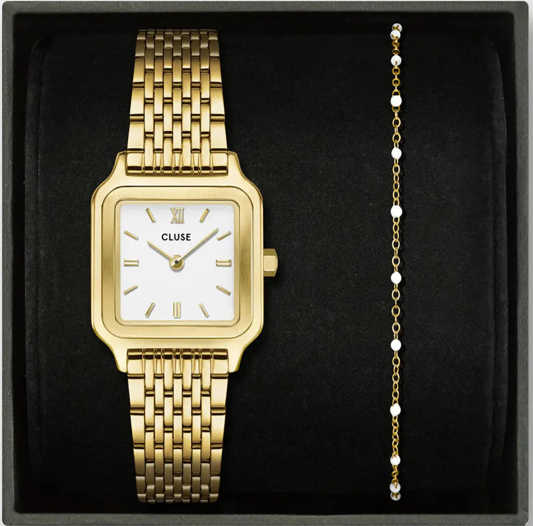 Cluse CG11804 Gracieuse Petite Gold Stainless Steel Bracelet Gift Box