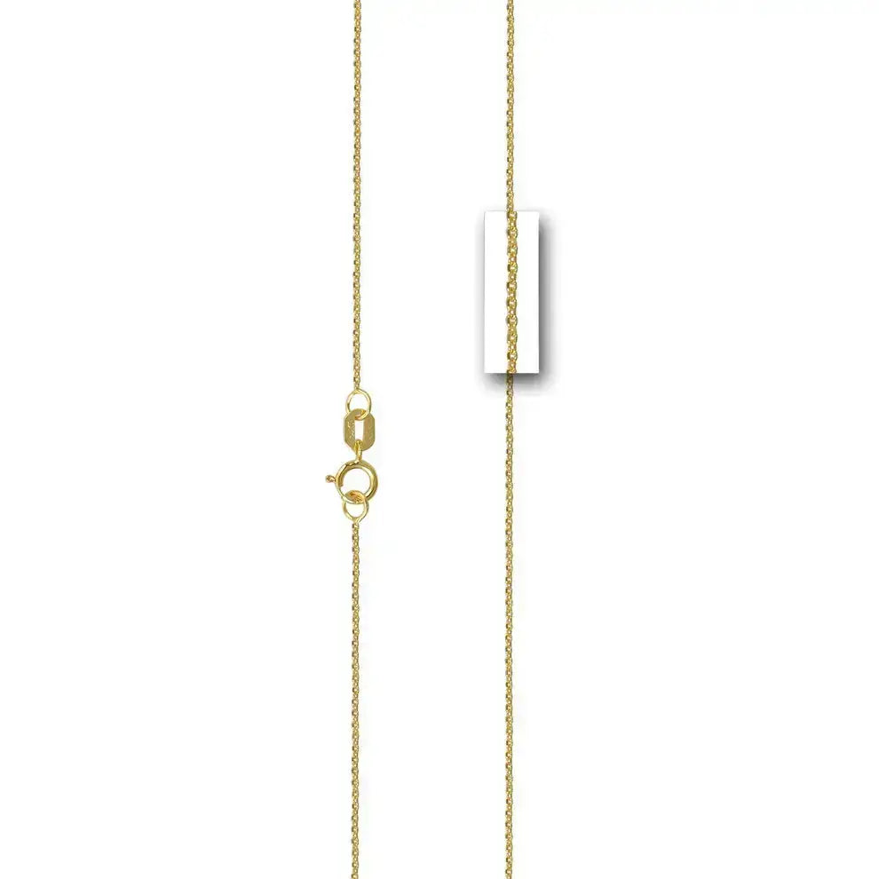 SPAL20S Platinum Plated Silver Neck Chain