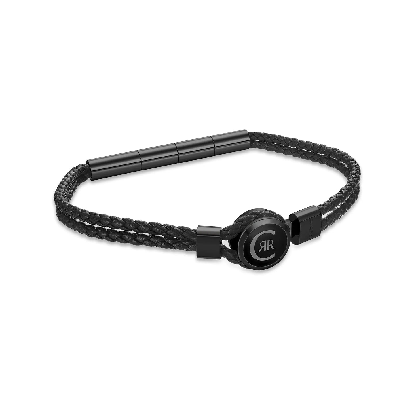 Cerruti CIAGB0012303 Vincenzo Ανδρικό Βραχιόλι Από Δέρμα και Ατσάλι