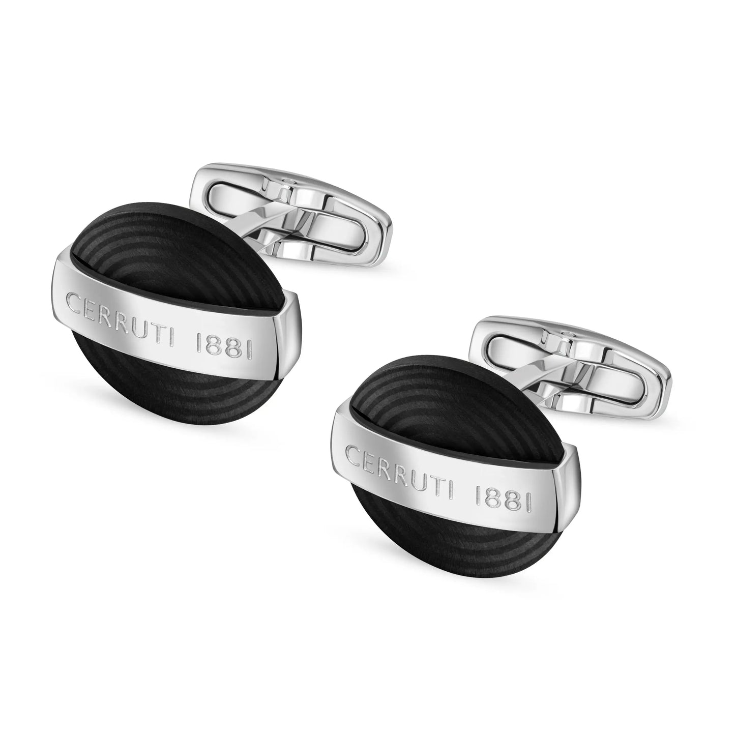 Cerruti CIAGC2127401 Knot Cufflinks in Brown Steel