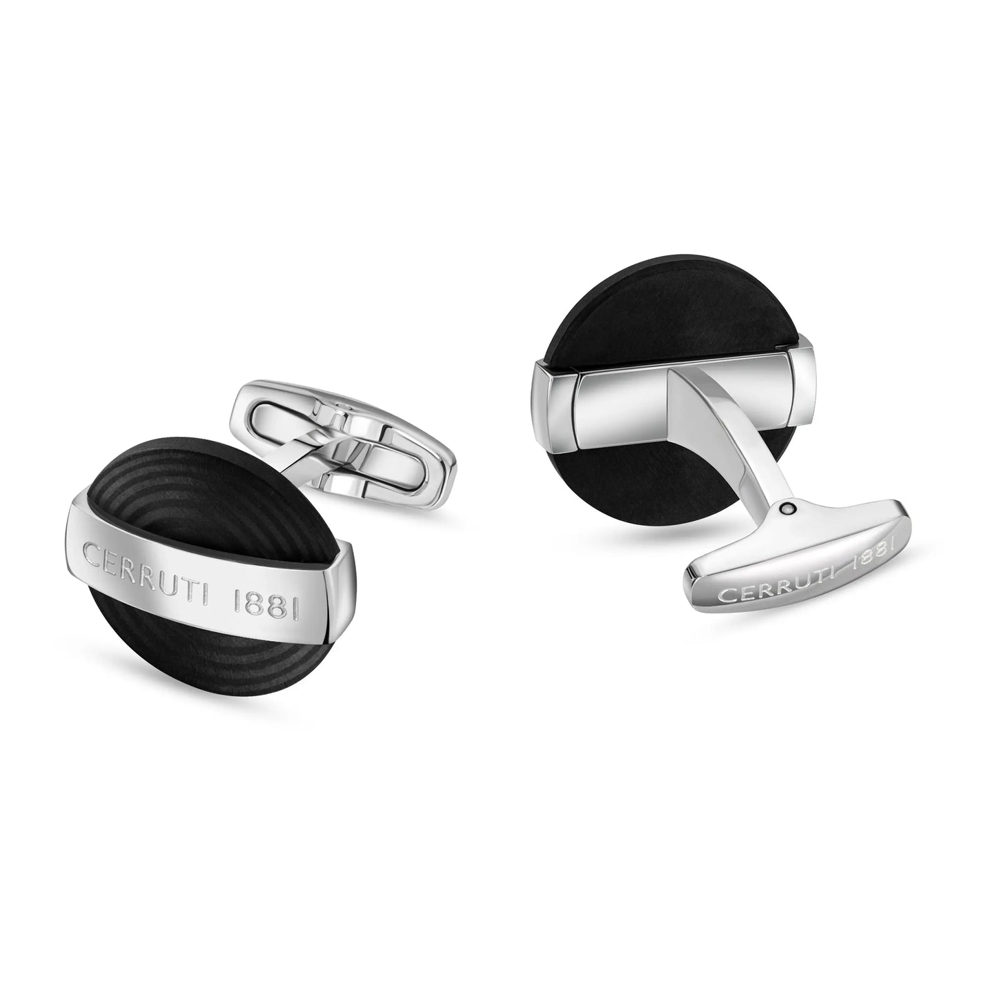 Cerruti CIAGC2127401 Knot Cufflinks in Brown Steel