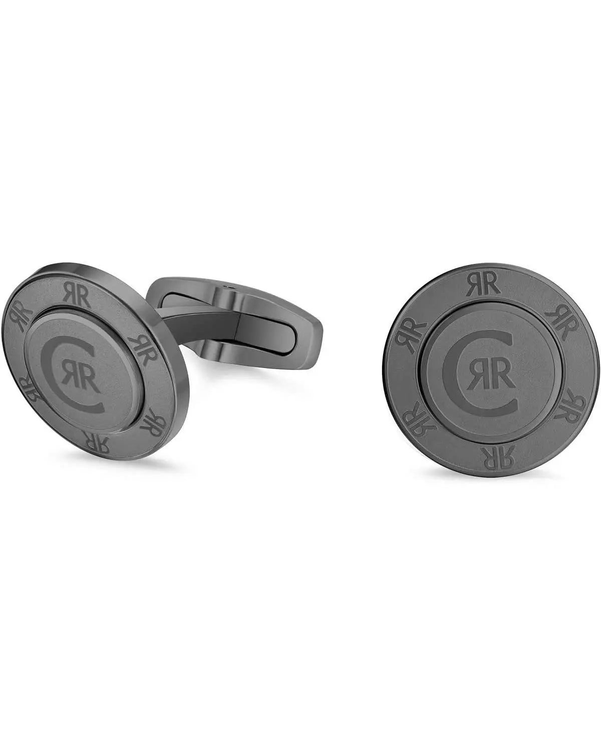 Cerruti CIAGC2127401 Knot Cufflinks in Brown Steel