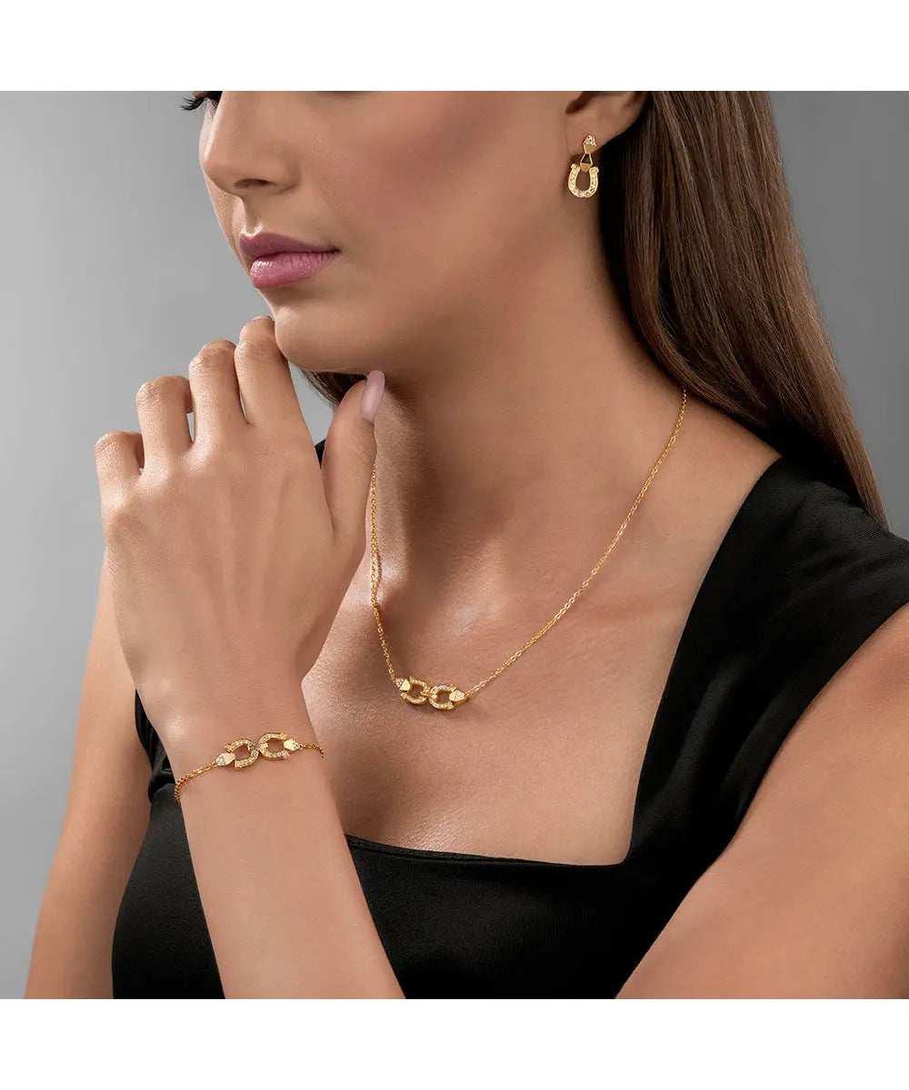 Cerruti CIJLB0010803 Gabriella Βραχιόλι Από Επιχρυσωμένο Ατσάλι