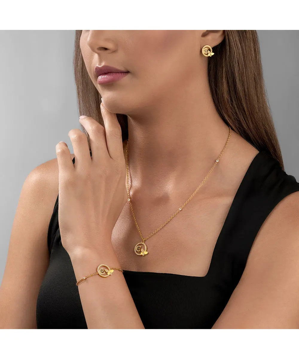 Cerruti CIJLB0011601 Katerina Βραχιόλι Από Επιχρυσωμένο Ατσάλι