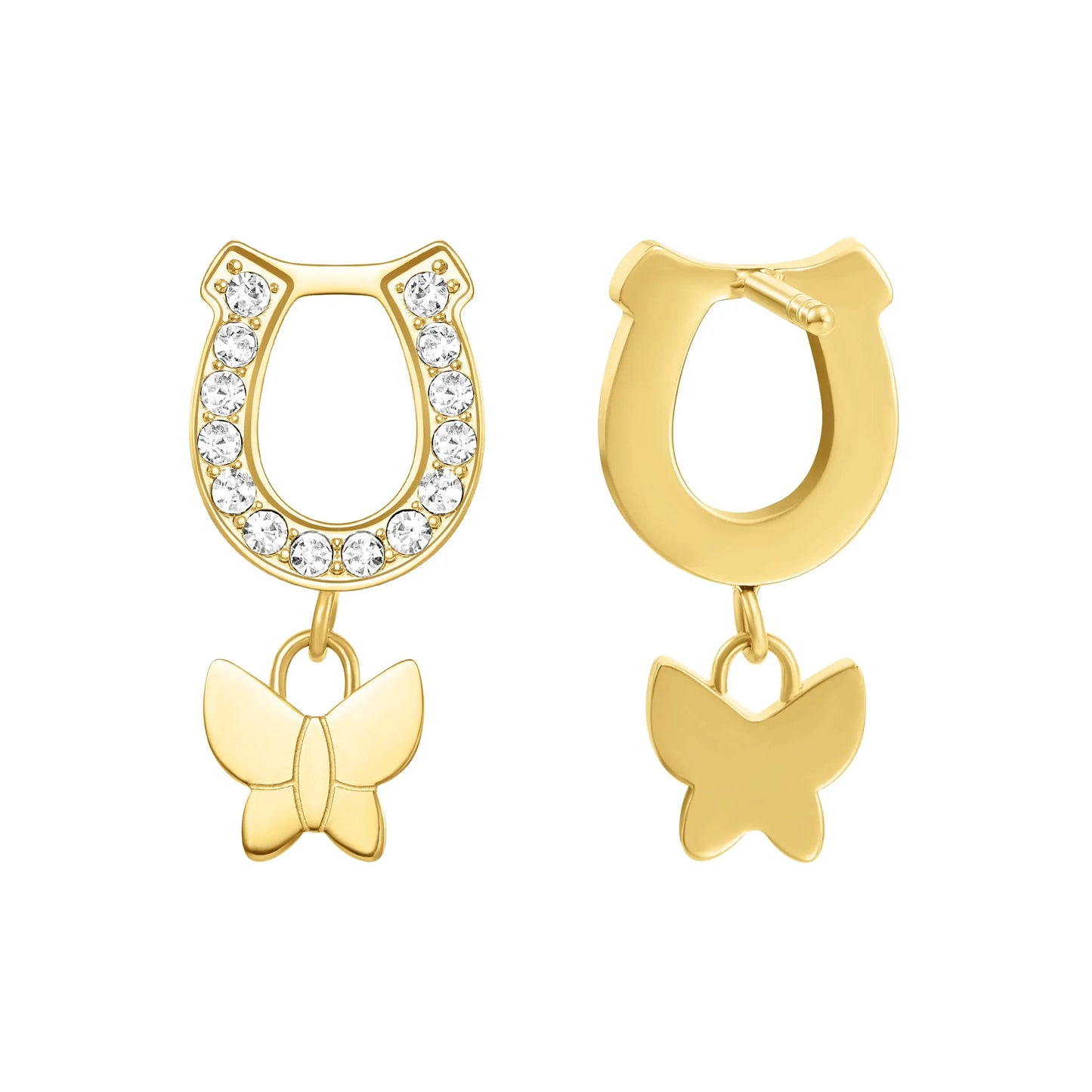 Cerruti CIJLE0000302 Charmu Earrings In Gold Plated Steel