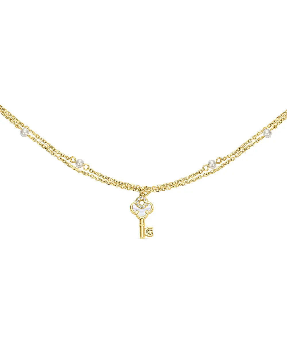 Cerruti CIJLN0010802 Gabriella Κολιέ Από Επιχρυσωμένο Ατσάλι