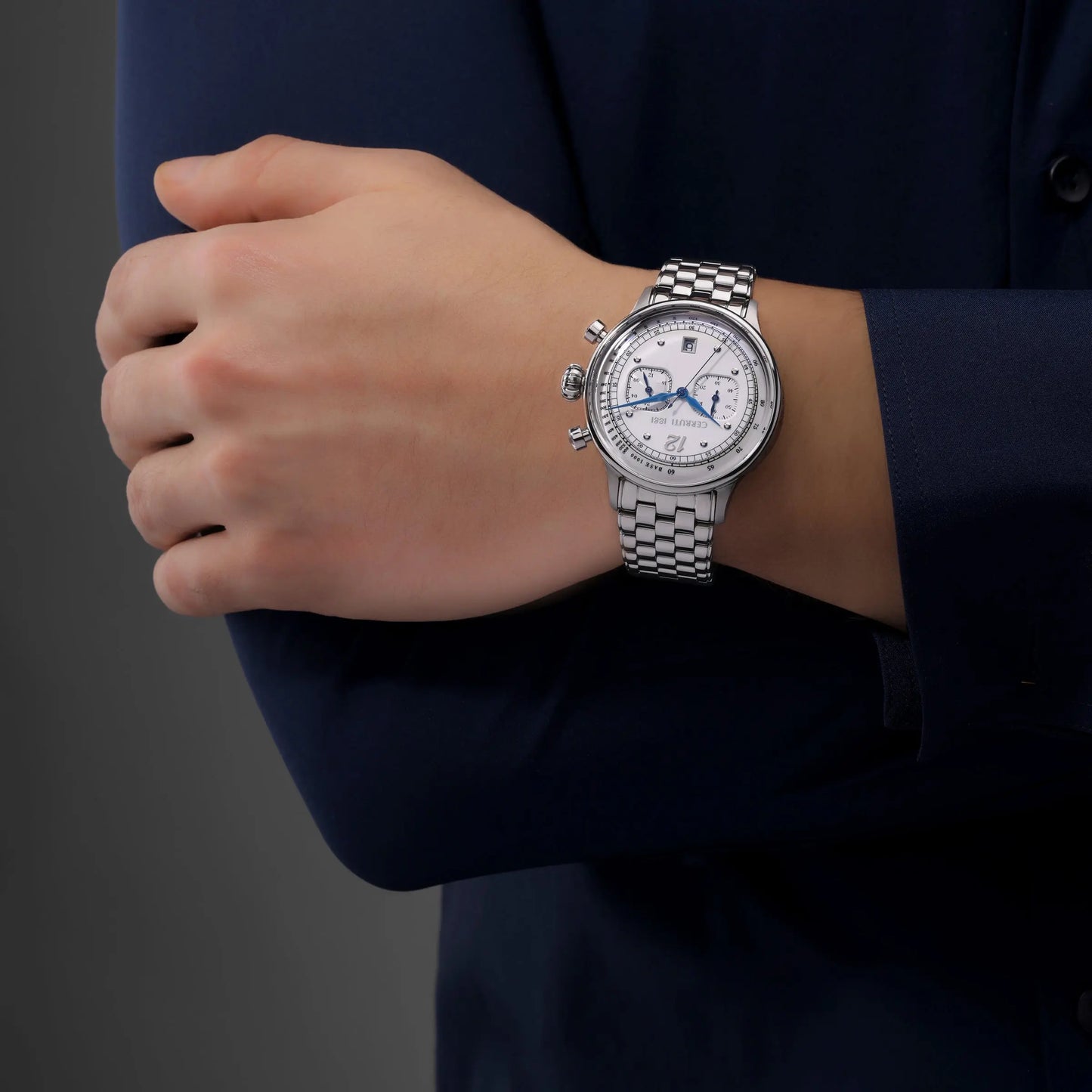 Cerruti CIWGI0050502 Dervio Chronograph Stainless Steel Bracelet