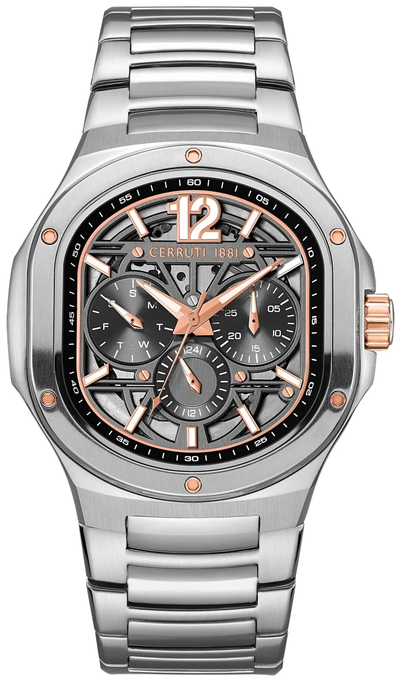 Cerruti CIWGK0072301 Trento Silver Stainless Steel Bracelet
