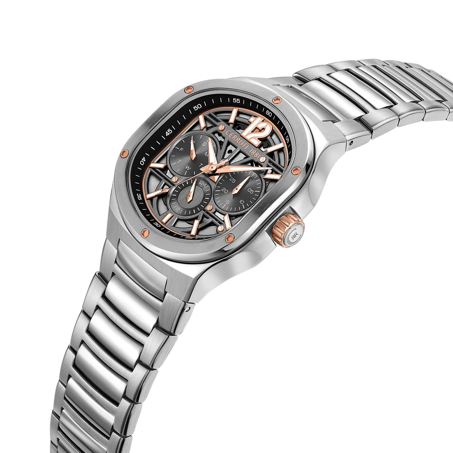 Cerruti CIWGK0072301 Trento Silver Stainless Steel Bracelet