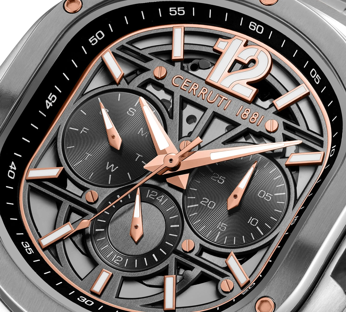 Cerruti CIWGK0072301 Trento Silver Stainless Steel Bracelet