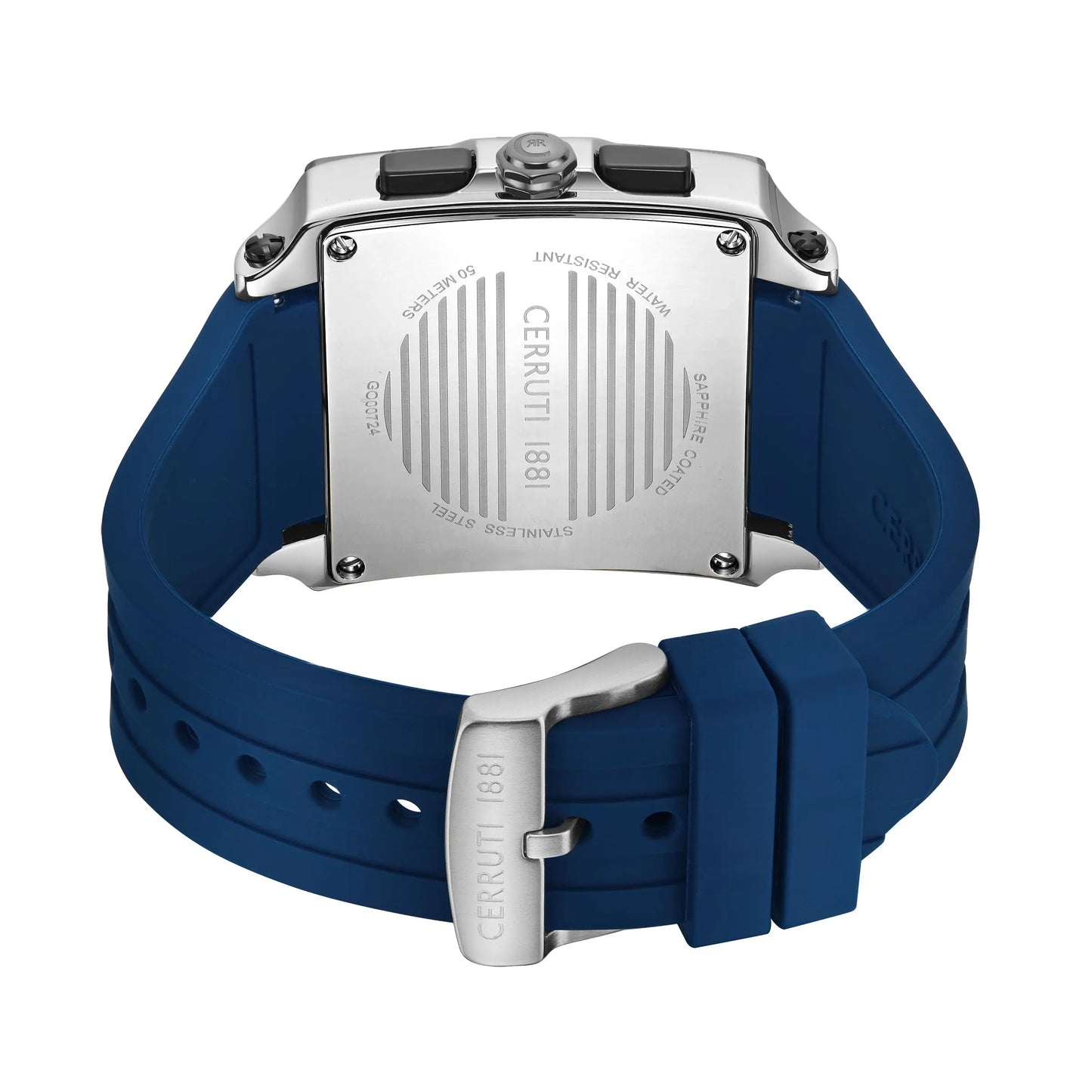 Cerruti CIWGO0072402 Odissea Chronograph Blue Silicon Strap