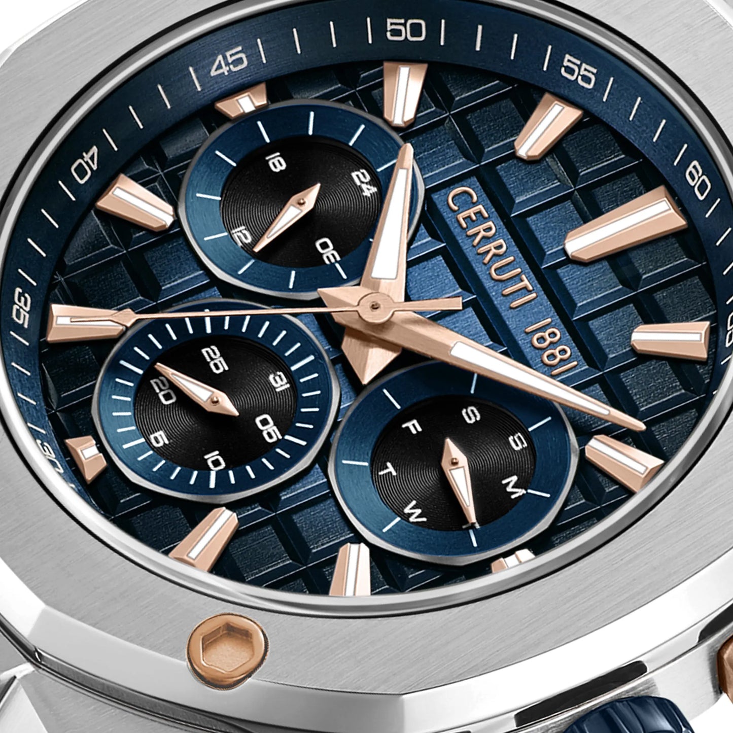 Cerruti CIWGQ0073402 Razzuolo Chronograph Blue Silicone Strap