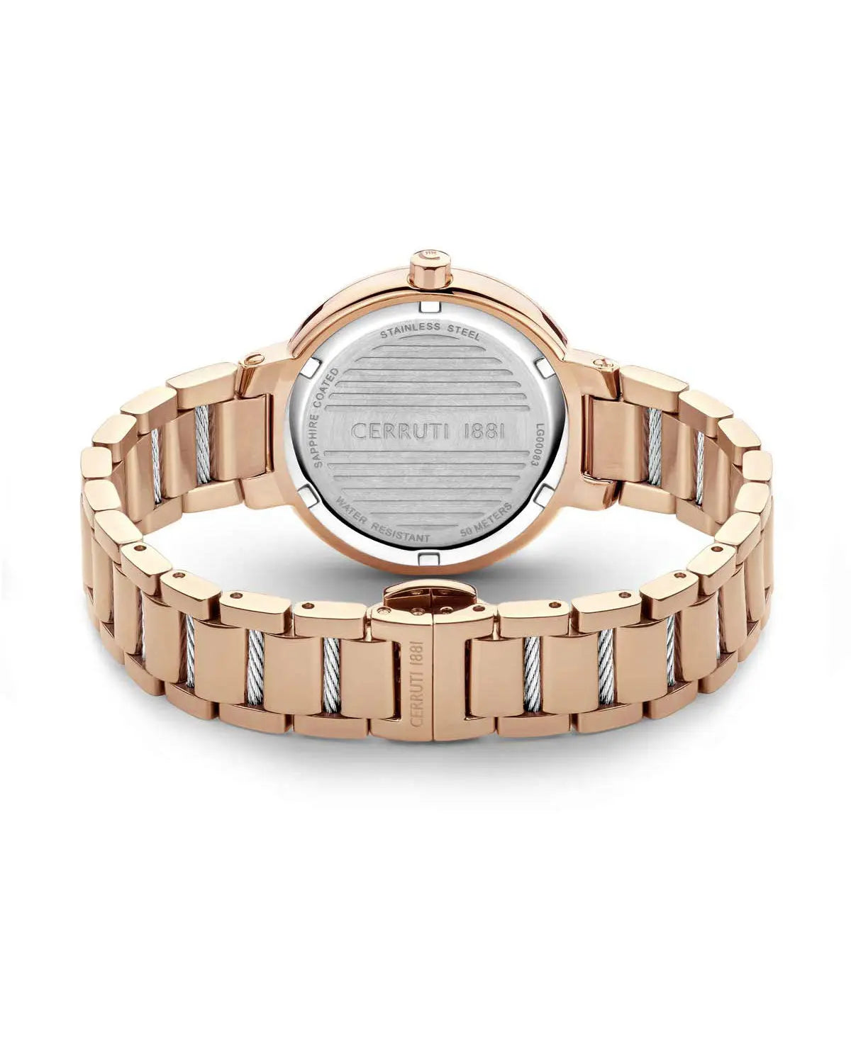 Cerruti CIWLG0008305 Gardena Rose Gold Stainless Steel Bracelet