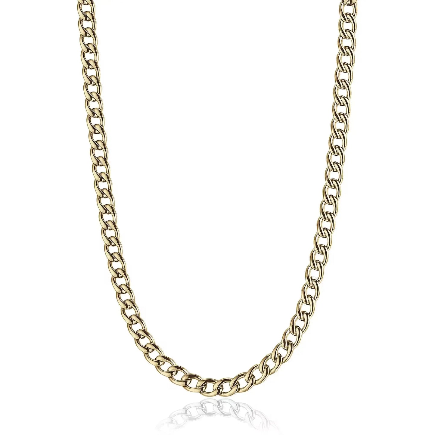 Luca Barra CL271 Gold Plated Steel Neck Chain