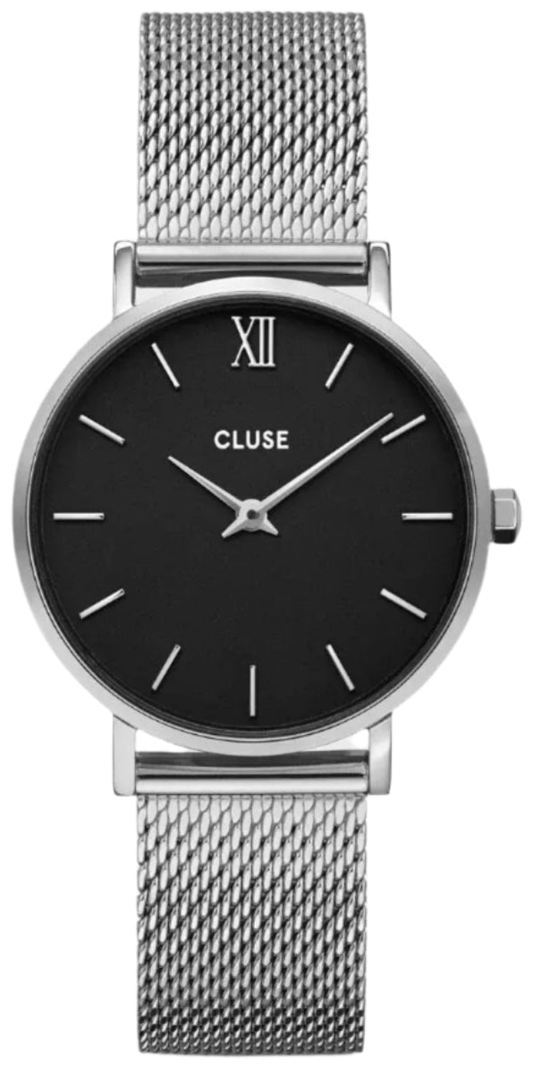 Cluse CW0101203005 Minuit Silver Stainless Steel Mesh Bracelet