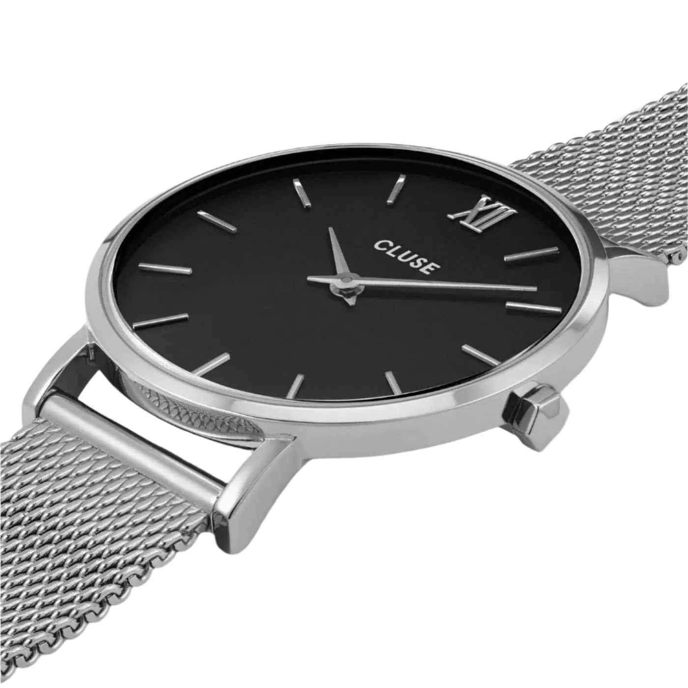 Cluse CW0101203005 Minuit Silver Stainless Steel Mesh Bracelet
