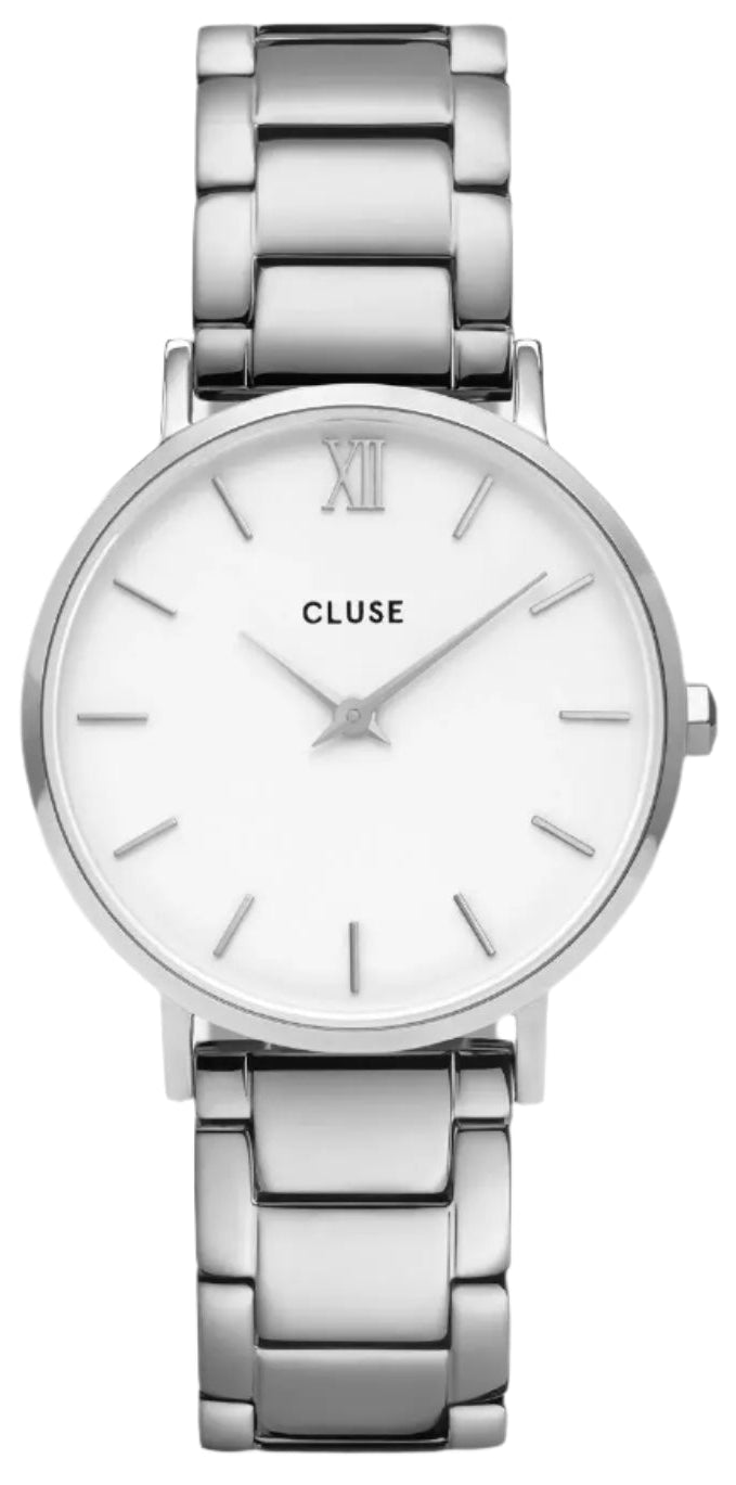 Cluse CW0101203026 Minuit Silver Stainless Steel Bracelet