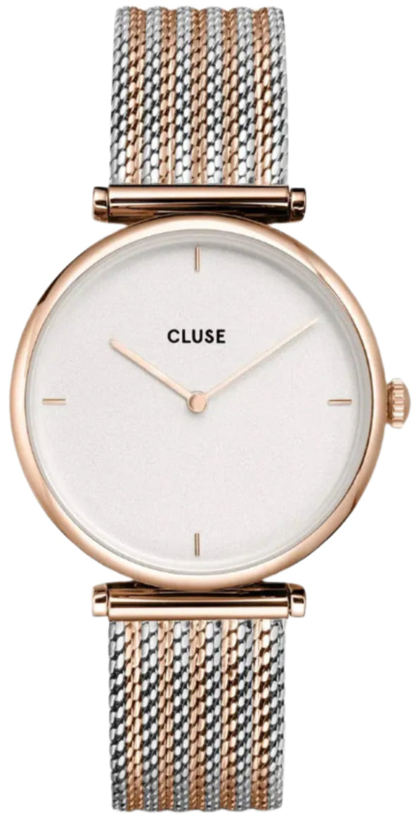 Cluse CW0101208001 Triomphe Two Tone Stainless Steel Mesh Bracelet