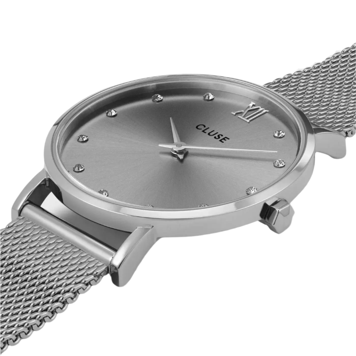 Cluse CW10203 Minuit Silver Stainless Steel Mesh Bracelet