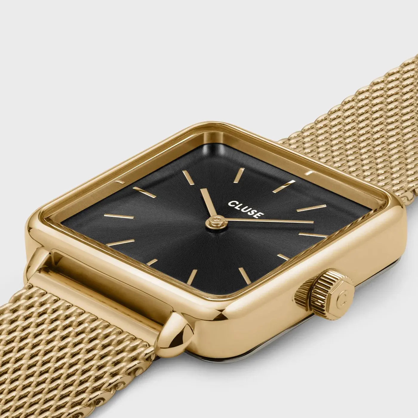 Cluse CW10308 La Tétragone Gold Stainless Steel Mesh Bracelet
