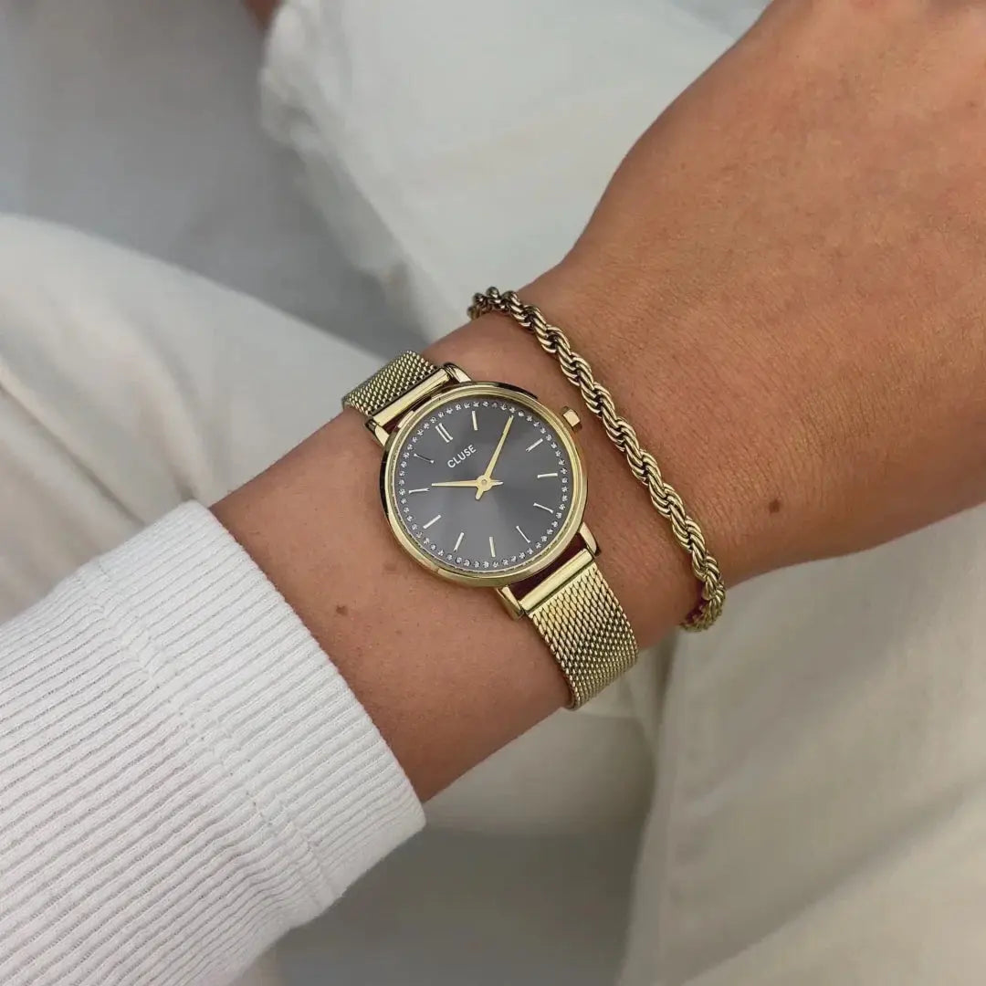 Cluse CW10501 Boho Chic Petite Gold Mesh Stainless Steel Bracelet