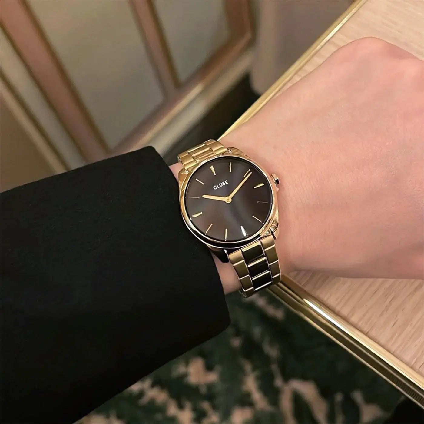 Cluse CW11208 Féroce Petite Gold Stainless Steel Bracelet