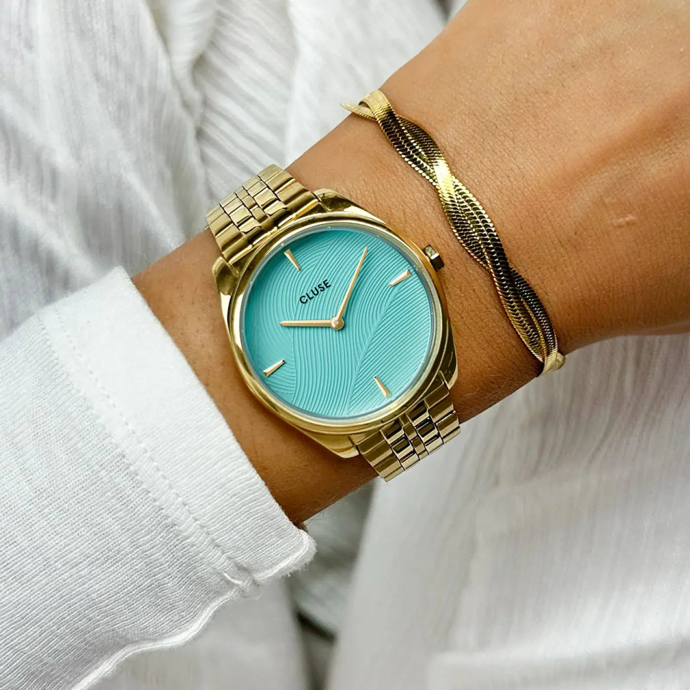 Cluse CW11220 Féroce Petite Gold Stainless Steel Bracelet