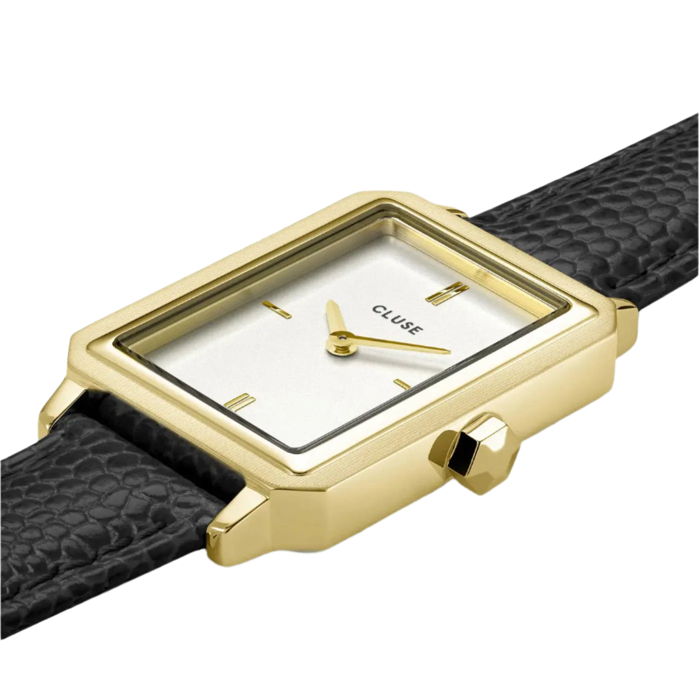 Cluse CW11504 Fluette Black Leather Strap