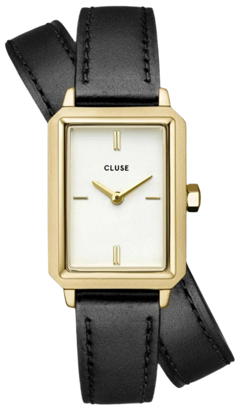 Cluse CW11513 Fluette Black Double Leather Strap