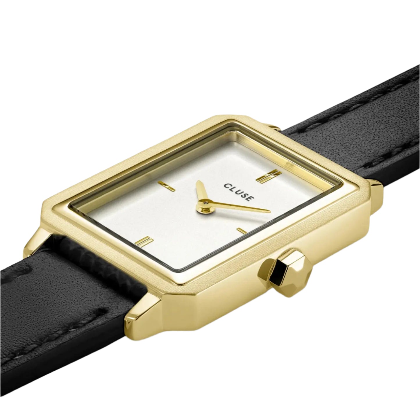 Cluse CW11513 Fluette Black Double Leather Strap