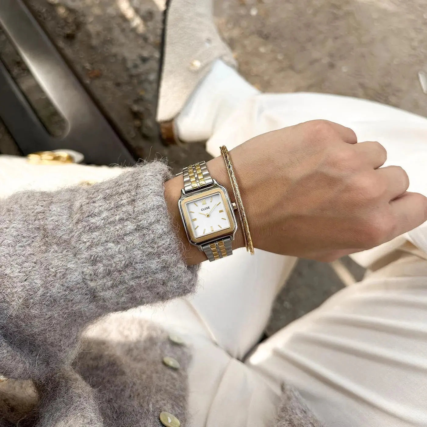 Cluse CW11801 Gracieuse Two Tone Stainless Steel Bracelet