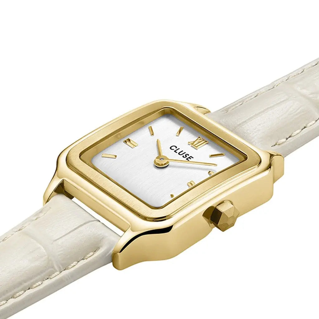 Cluse CW11804 Gracieuse Petit White Leather Strap