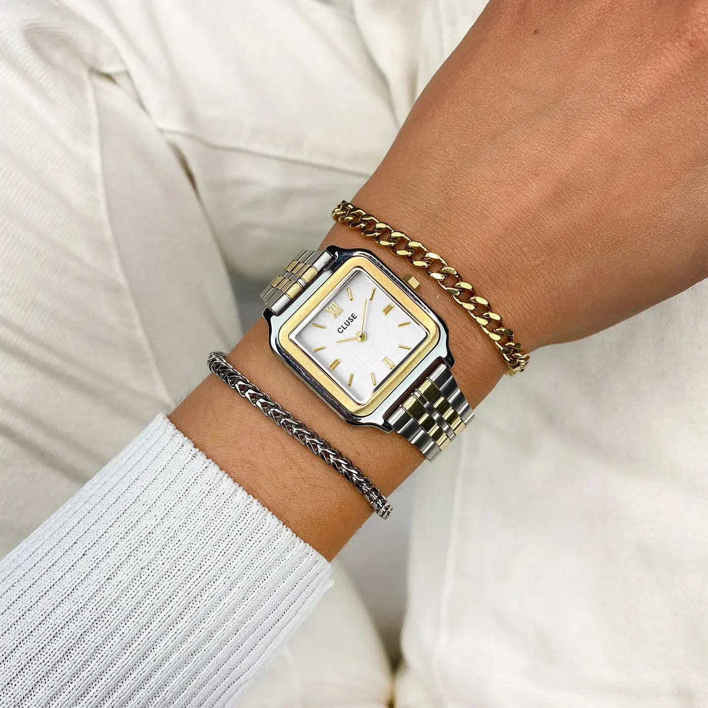 Cluse CW11901 Gracieuse Two Tone Stainless Steel Bracelet