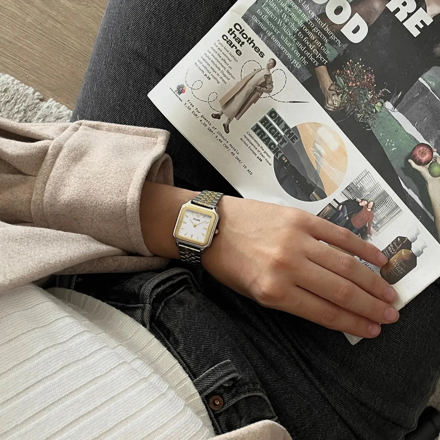Cluse CW11901 Gracieuse Two Tone Stainless Steel Bracelet