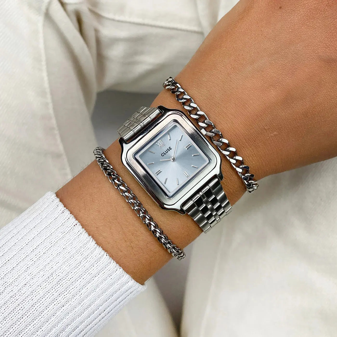 Cluse CW11904 Gracieuse Silver Stainless Steel Bracelet