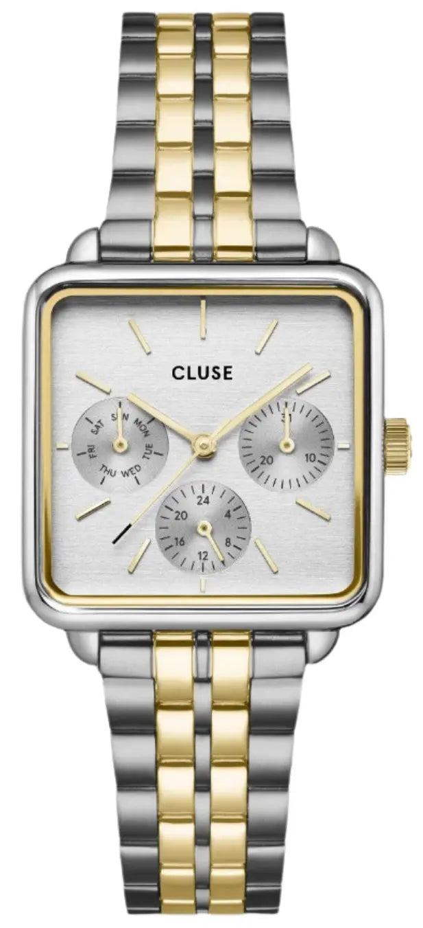 Cluse CW13803 La Tétragone Multifunction Two Tone Stainless Steel Bracelet