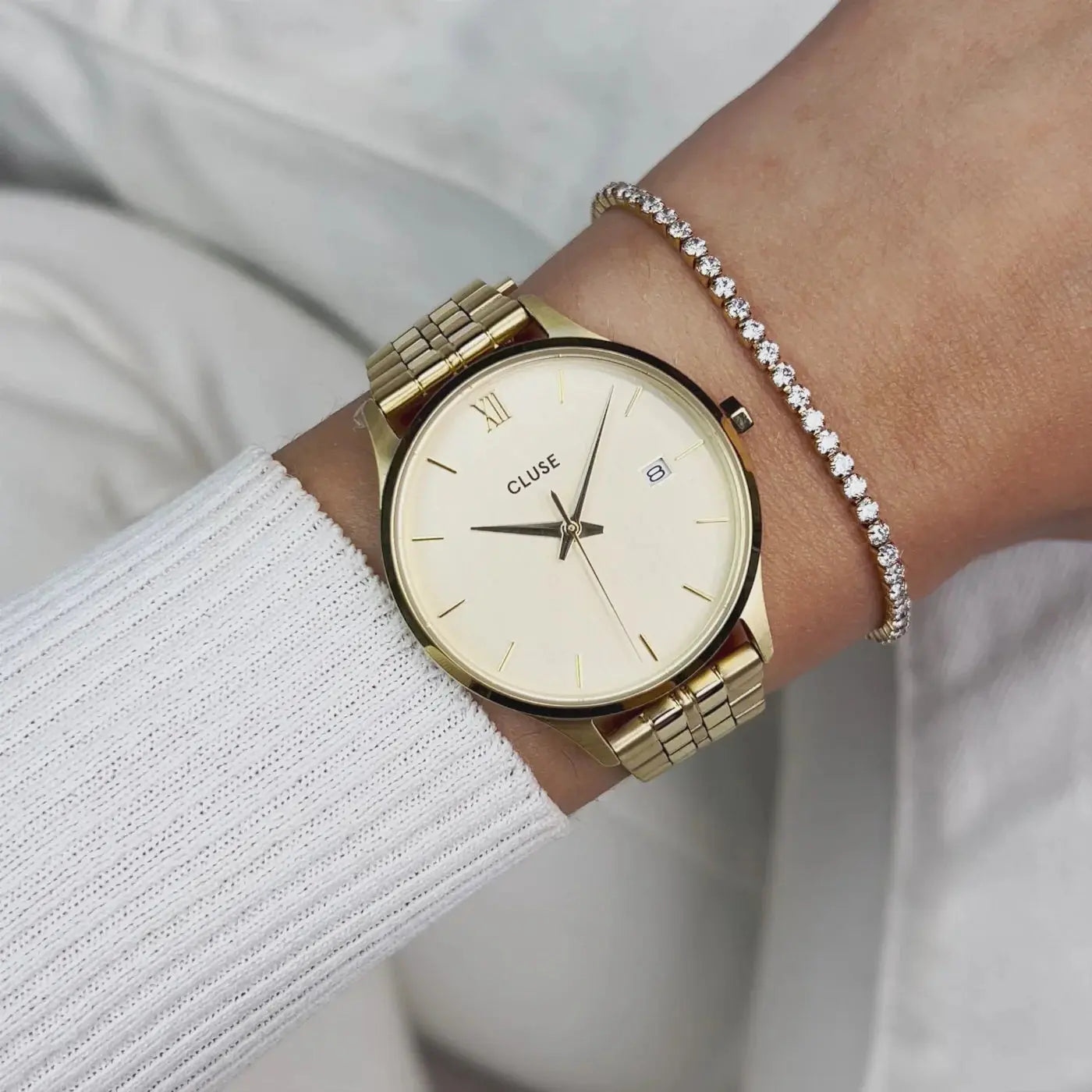 Cluse CW14301 Minuit Gold Stainless Steel Bracelet