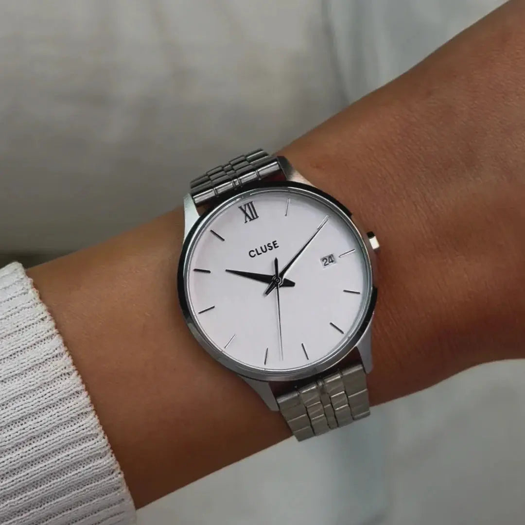 Cluse CW14303 Minuit Silver Stainless Steel Bracelet Cluse
