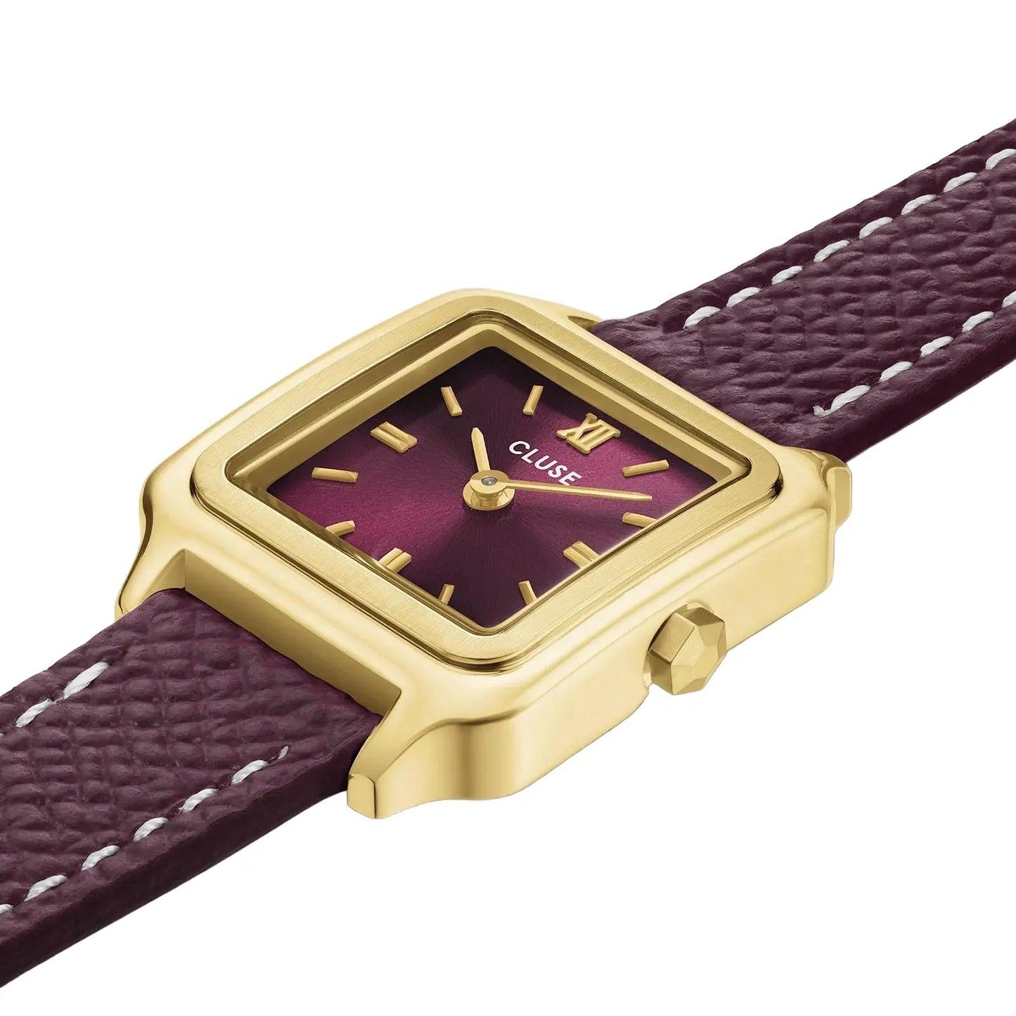 Cluse CW15503 Gracieuse Mini Double Wine Leather Strap