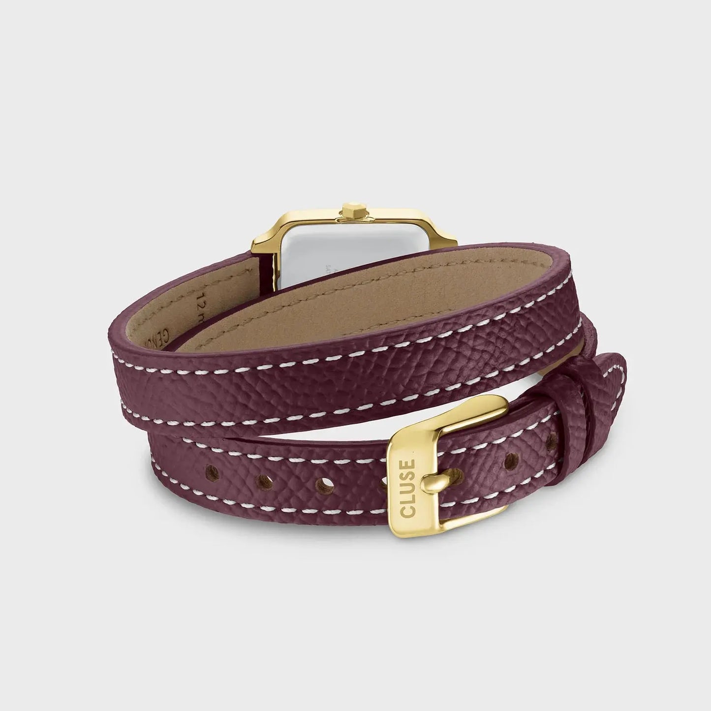 Cluse CW15503 Gracieuse Mini Double Wine Leather Strap