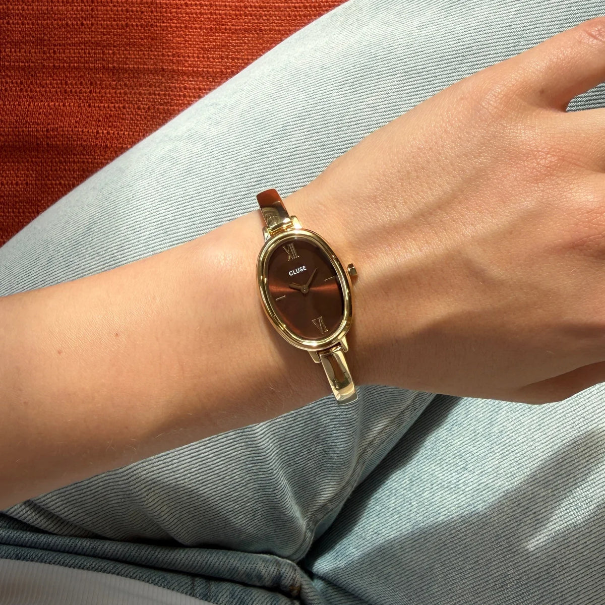 Cluse CW16105 L'Ovale Gold Stainless Steel Bracelet