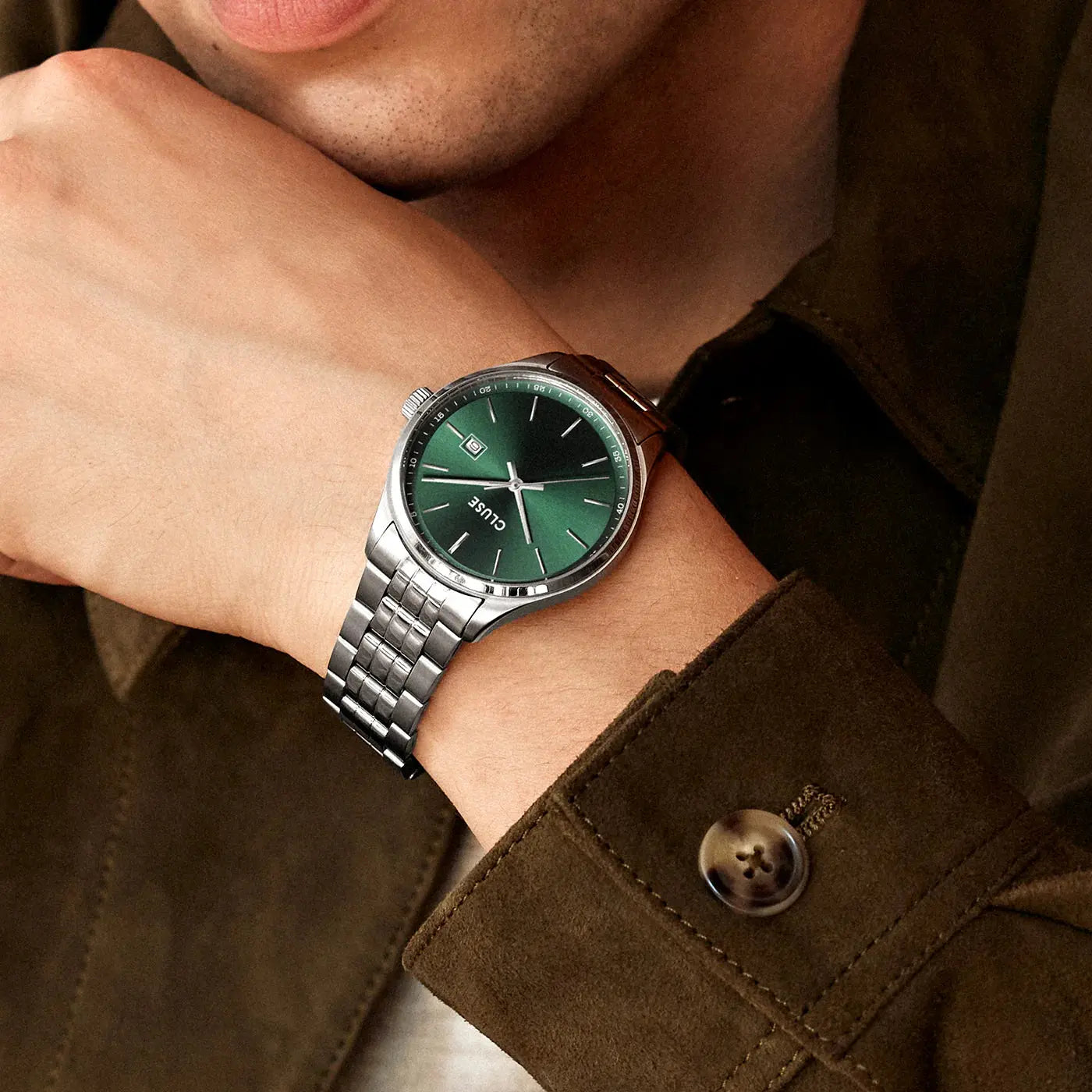 Cluse CW20902 Anthéor Silver Stainless Steel Bracelet
